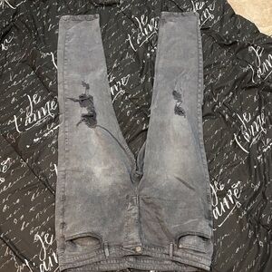 Ksubi Men's Slim Straight Jeans - Distressed Gray